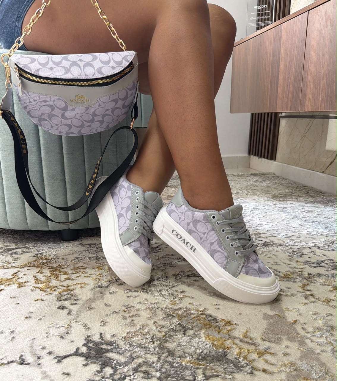 TENIS COACH + BOLSO PARA DAMA