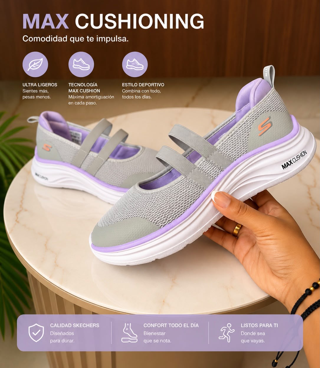 TENIS SKECH DAMA